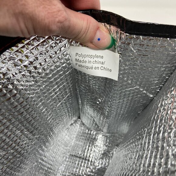 NATURAL LIFE | Colorful Stripes and Florals Insulated Lunch Bag - Picture 9 of 10